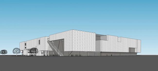 SketchUp Business Model: Modern Multi-Story Commercial and Shopping Mall Design