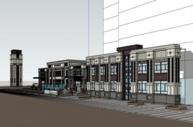 SketchUp Business Model: Showcasing Modern Commercial Building Designs-BIM WORLD