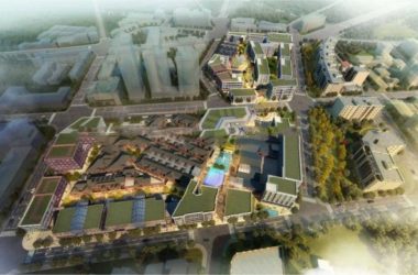 SketchUp Business Model: Multi-Story Commercial Street with New Chinese Style Entertainment and Leisure Facilities-BIM WORLD
