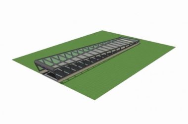 SketchUp Material Model for Underground Garage Entrance and Exit-BIM WORLD