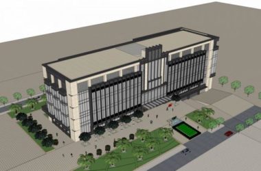 SketchUp Model: Modern Multi-Story Office Building and Hotel-BIM WORLD