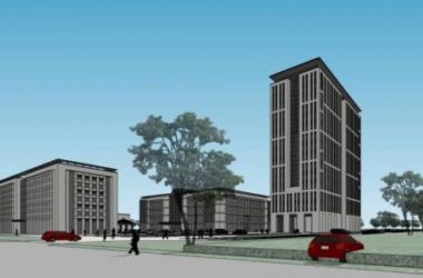 Danyang Traditional Chinese Medicine Hospital: Modern High-Rise Medical Building SketchUp Model-BIM WORLD