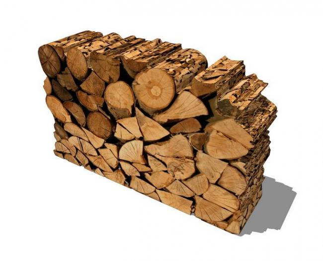 Wooden Pile Material Model for SketchUp