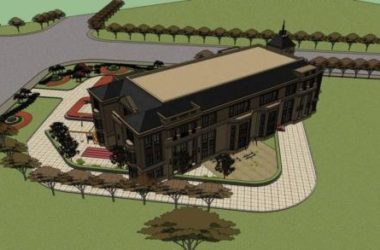 Multi-Story Classical European-Style Kindergarten Model for SketchUp-BIM WORLD