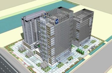 Modern High-Rise Office Building Model in SketchUp-BIM WORLD