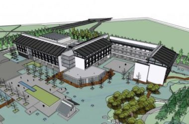 SketchUp Business Model: Multi-Story Chinese-Style Clubhouse and Commercial Building-BIM WORLD