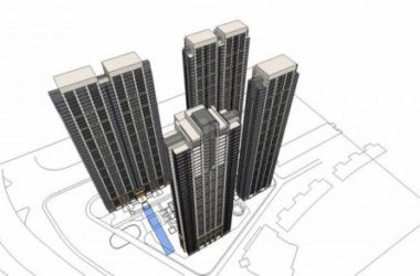 Modern High-Rise Residential Neighborhoods | SketchUp Architectural Models-BIM WORLD
