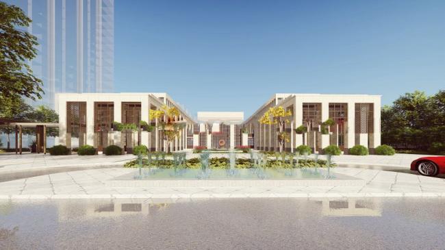 SketchUp Business Model: Modern Multi-Story Commercial Sales Office