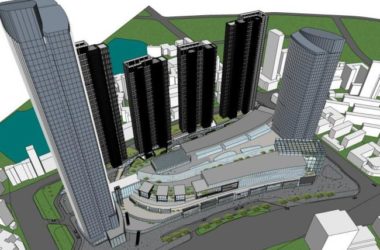 SketchUp Complex Model: Modern Super High-Rise Commercial Office Building-BIM WORLD
