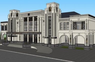 SketchUp Business Model: Multi-Story Clubhouse and Western Neoclassical Commercial Building-BIM WORLD
