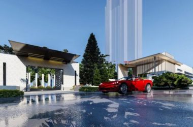 SketchUp Business Model: Modern Commercial Buildings and Demonstration Spaces-BIM WORLD