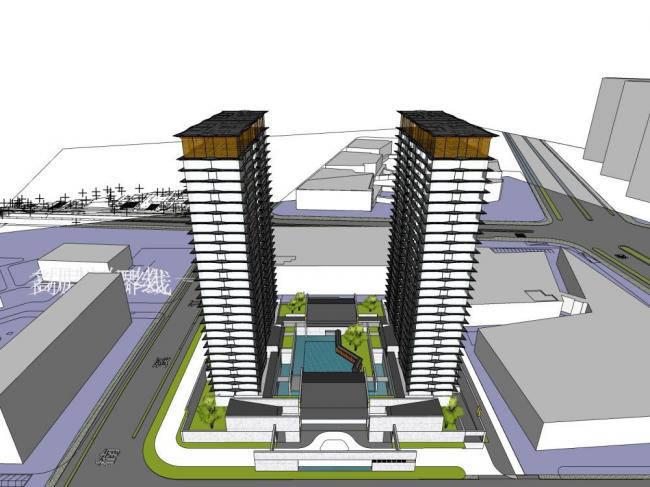 SketchUp Residential Models: Modern High-Rise Apartments and Homes