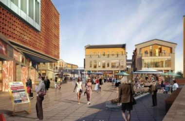 SketchUp Business Model: Multi-Story Commercial Street in Modern Chinese Style-BIM WORLD