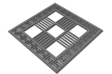 SketchUp Material Models: Tree Pool Grates, Tree Grates, and Landscape Elements-BIM WORLD