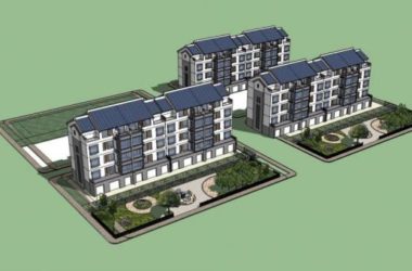 SketchUp Residential Model: Multi-Story Garden House in Modern Chinese Style-BIM WORLD