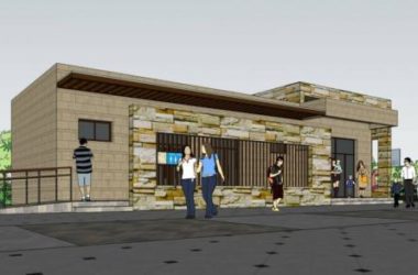 Modern Single-Story Public Toilet SketchUp Model-BIM WORLD