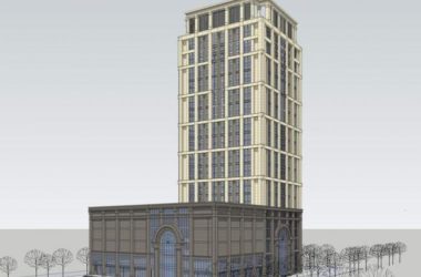 Neoclassical High-Rise Office Building SketchUp Model-BIM WORLD