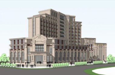 High-Rise Hotel SketchUp Model | Neoclassical and Simplified European Design-BIM WORLD