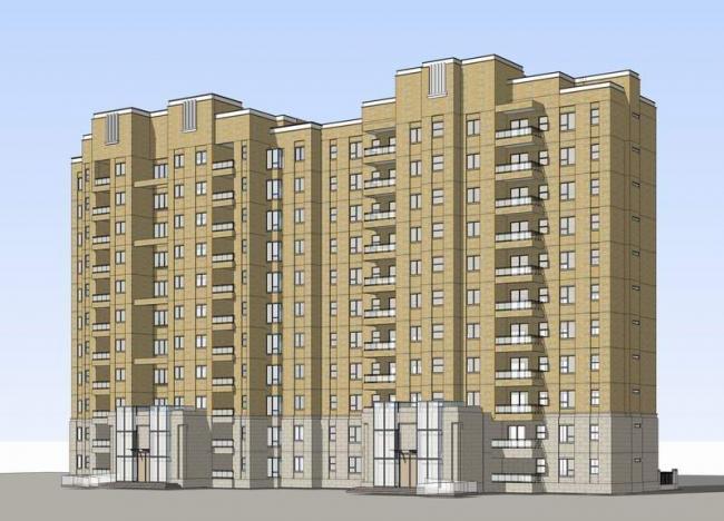Modern Mid-to-High Rise Residential Architecture in SketchUp
