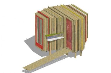 Wooden House Model in SketchUp with Realistic Materials-BIM WORLD