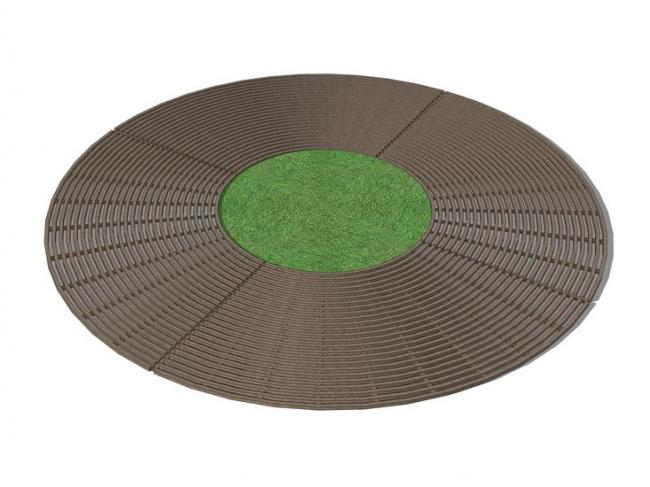 SketchUp Material Models: Tree Grates, Pool Grates, and Landscape Elements