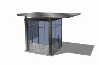 SketchUp Material Models for Guard Booths, Security Booths, and Gatehouses-BIM WORLD