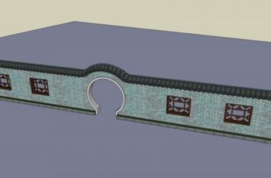SketchUp Materials for Walls, Landscapes, Entrances, Chinese Style, and Architectural Elements-BIM WORLD