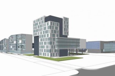 Sketchu Industrial Building: Modern Multi-Story Industrial Park with Small Office Spaces-BIM WORLD