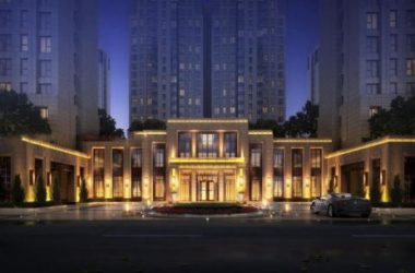 Modern High-Rise Residential Buildings SketchUp Model-BIM WORLD