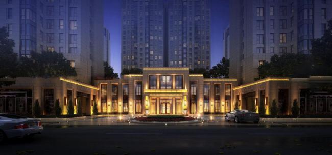 Modern High-Rise Residential Buildings SketchUp Model