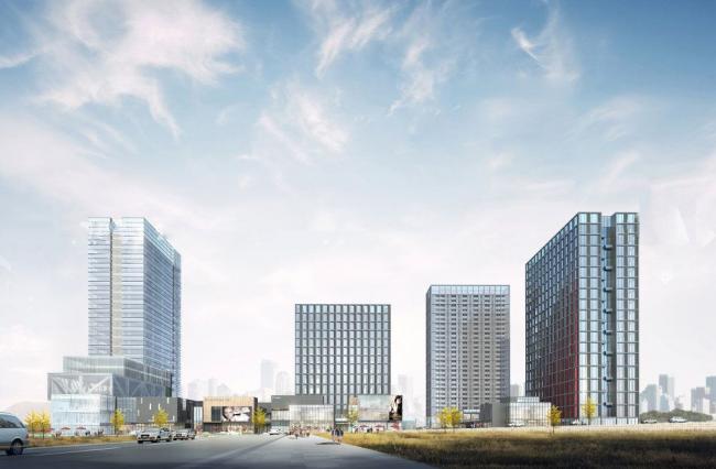 SketchUp Complex Model: Modern Super High-Rise Commercial, Hotel, and Office Tower