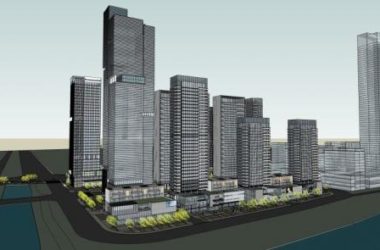 SketchUp Complex Model: Modern Super High-Rise Commercial, Hotel, and Office Tower-BIM WORLD
