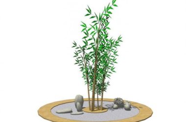 SketchUp Materials: Bamboo, Stone, Dry Landscape, and Outdoor Scenes-BIM WORLD