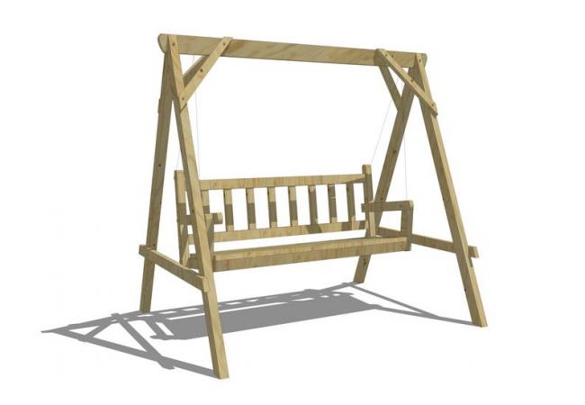 SketchUp Material Models: Swing Chair, Landscape, and Component Textures