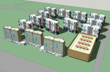 Modern Mid-to-High Rise Residential Architecture in SketchUp-BIM WORLD