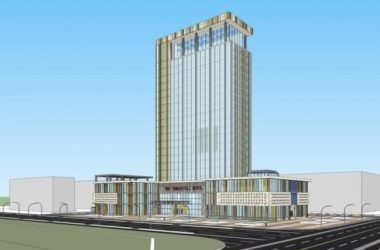 SketchUp Model of a Modern High-Rise Office Building and Hotel-BIM WORLD