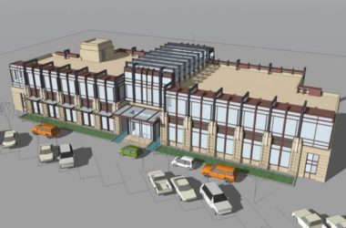 SketchUp Business Model: Modern Commercial Building Design and Architecture-BIM WORLD