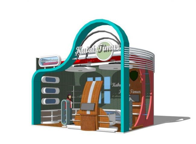 Modern SketchUp Models: Selling Pavilion and Convenience Store Designs