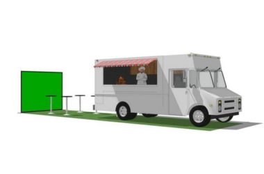 Modern SketchUp Models: Pavilion, Small Shop, and Dining Cart Designs-BIM WORLD