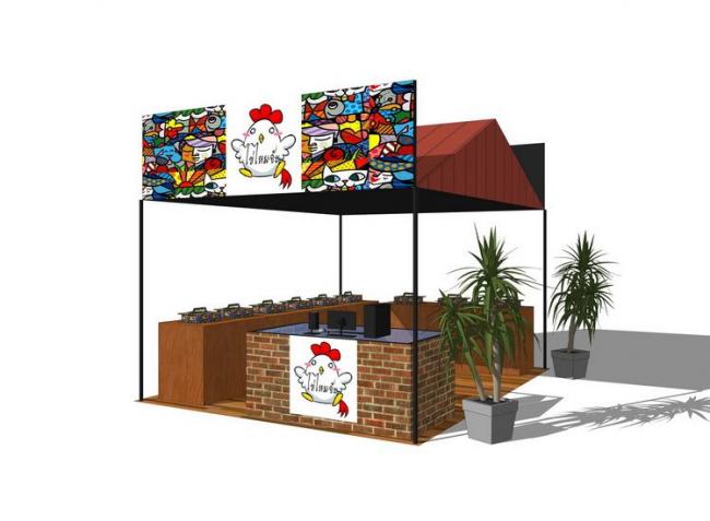 Modern SketchUp Models: Pavilion and Convenience Store Designs