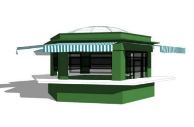Modern SketchUp Models: Selling Pavilion and Convenience Store Designs-BIM WORLD