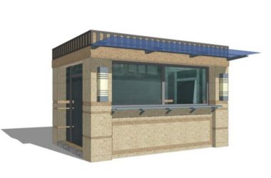 Modern SketchUp Models: Selling Pavilion and Convenience Store Designs-BIM WORLD