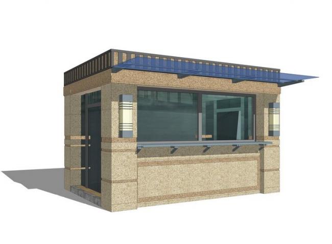 Modern SketchUp Models: Selling Pavilion and Convenience Store Designs