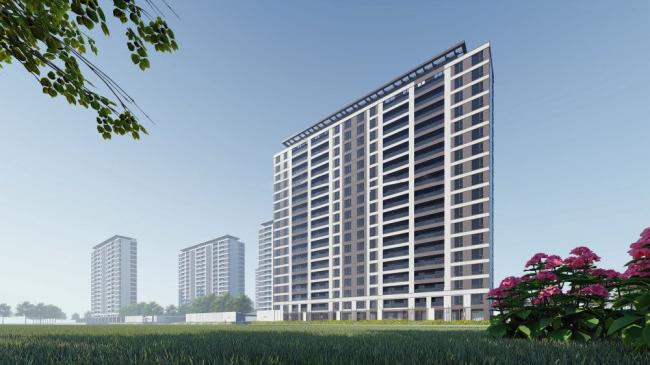Modern High-Rise Residential Buildings | SketchUp Residential Model