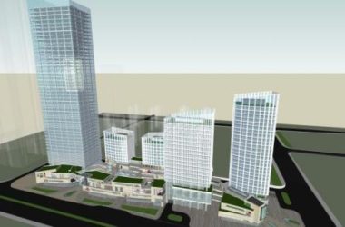 Modeling a Modern High-Rise Commercial Complex in SketchUp-BIM WORLD