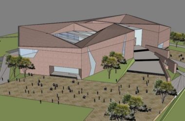 Modern Multi-Story Cultural Center and Exhibition Hall in SketchUp-BIM WORLD