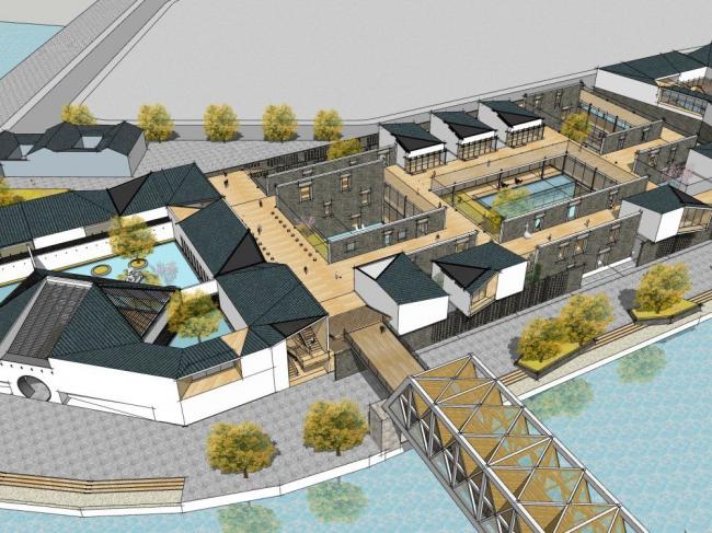 Modern Cultural Architecture Model in SketchUp for Museums