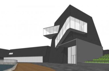 SketchUp Cultural Model: Modern Multi-Story Art Gallery Architecture-BIM WORLD