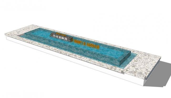 Modern SketchUp Landscape Models: Pool, Entrance, and Contemporary Designs