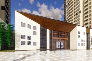 SketchUp Complex Model: Modern Commercial Complex with Ground Floor Shops and Offices-BIM WORLD